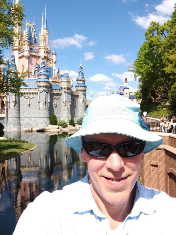 Curtis at Disneyworld in March 2023.